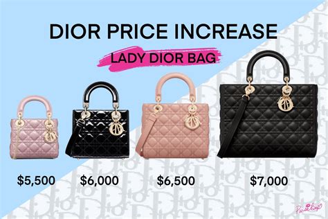 lady dior europe price|lady dior outlet.